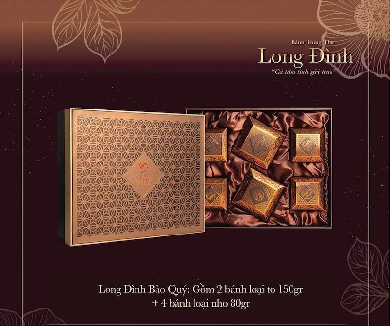 Bánh Trung thu Long Đình 2024: Quà tặng sang trọng và đẳng cấp cho doanh nghiệp