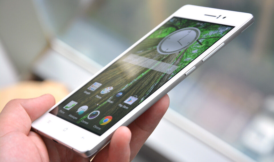 Oppo R5 siêu mỏng chỉ 4.85mm