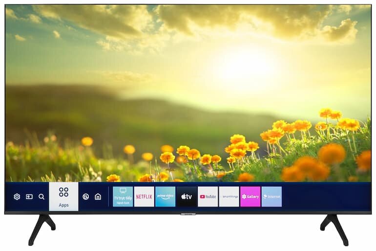 Đa dạng các tiện trên smart tivi Samsung 65inch 4K 65AU8000