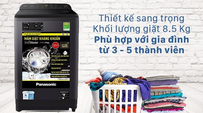 Máy giặt Panasonic 8.5 kg NA-F85A9DRV