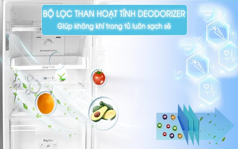 Samsung Inverter refrigerator 236 liters RT22M4033S8/SV: Modern design, reasonable price