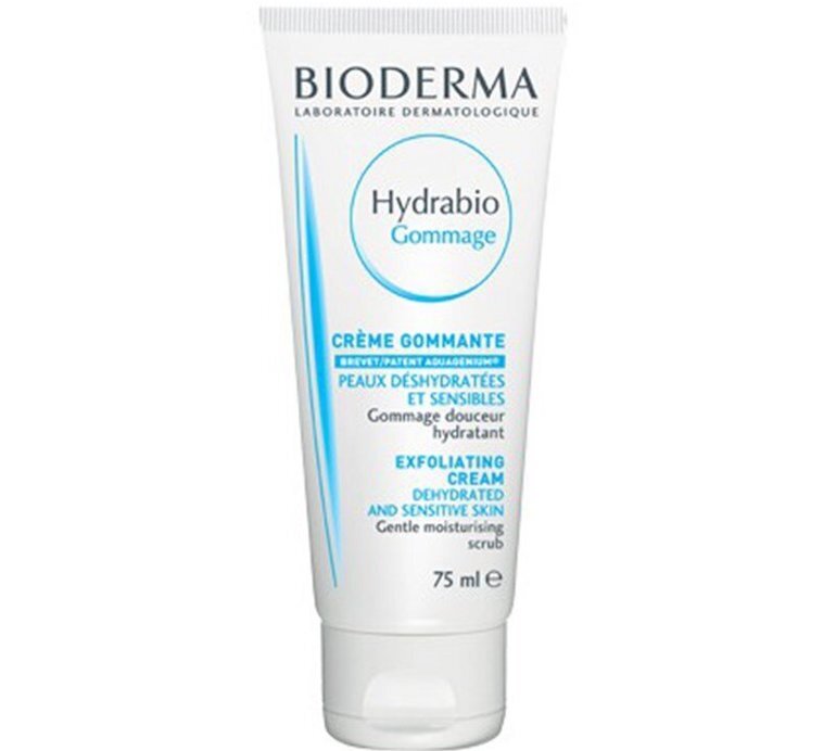 Tẩy da chết Bioderma Hydrabio Gommage Exfoliating Cream cho da khô, nhạy cảm