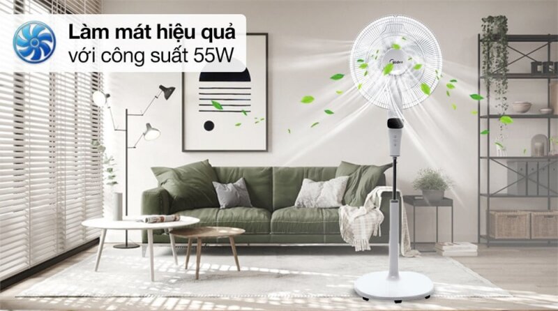 4 đặc điểm nổi bật của quạt cây Midea FS40-15DR hấp dẫn người dùng Việt