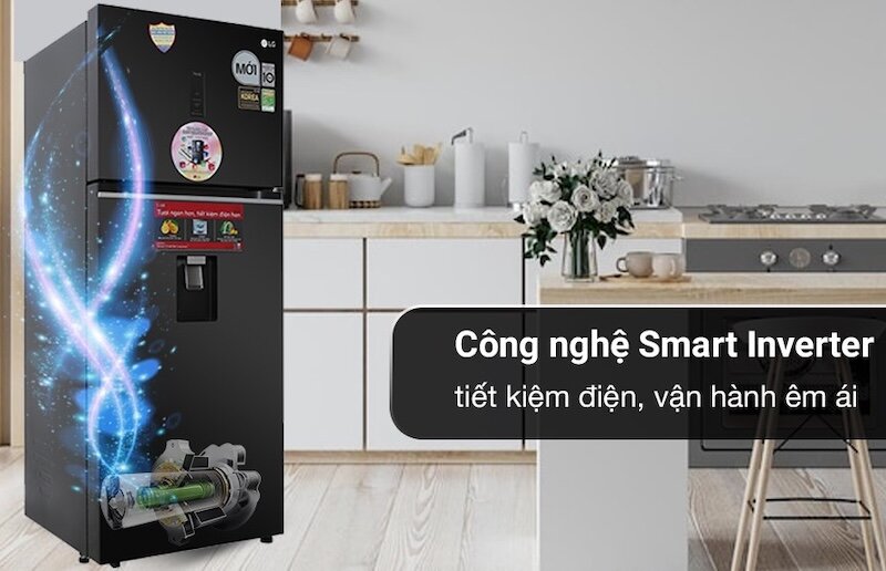 Đánh giá chi tiết tủ lạnh LG Inverter 394 lít GN-D392BLA