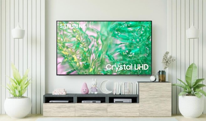 Smart tivi Samsung 4K 75 inch 75DU8000: Mỏng ấn tượng, hiển thị đẹp trong tầm giá 17 triệu đồng!