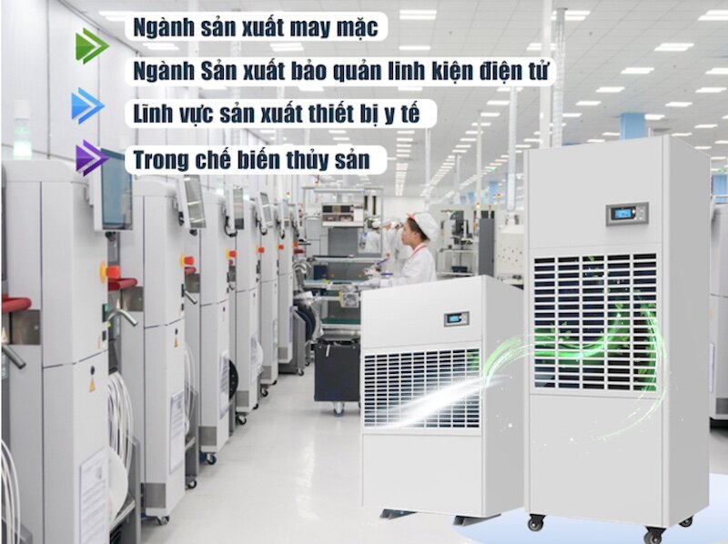 Tính công suất máy hút ẩm theo chất liệu, vật dụng trong phòng