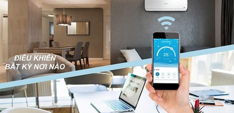 Cách nhận biết điều hòa Casper có kết nối wifi