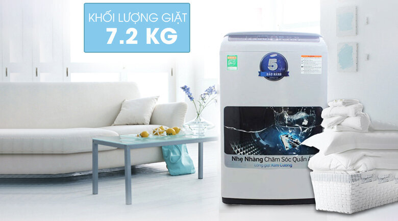 Máy giặt Samsung 7.2 kg WA72H4000SG/SV