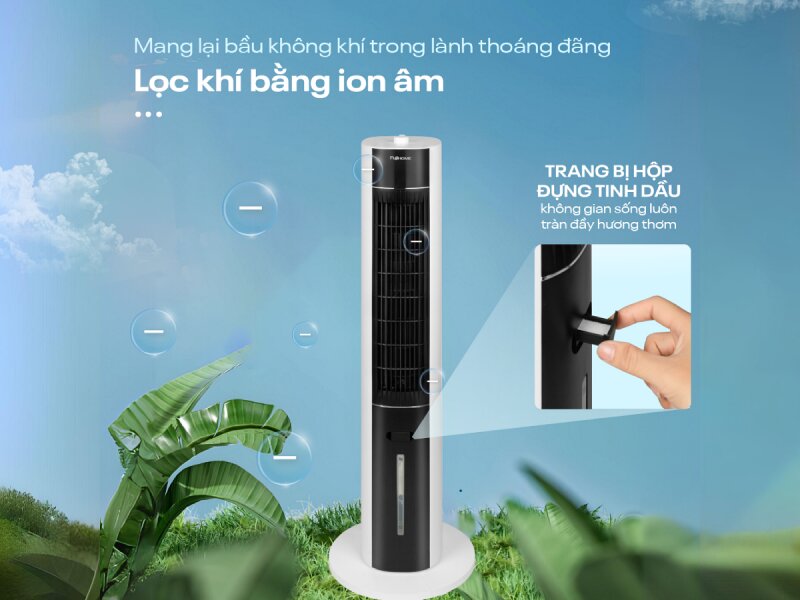 Quạt tháp hơi nước tích hợp lọc không khí Fujihome AC-18LM có những ưu điểm nào đáng mua?