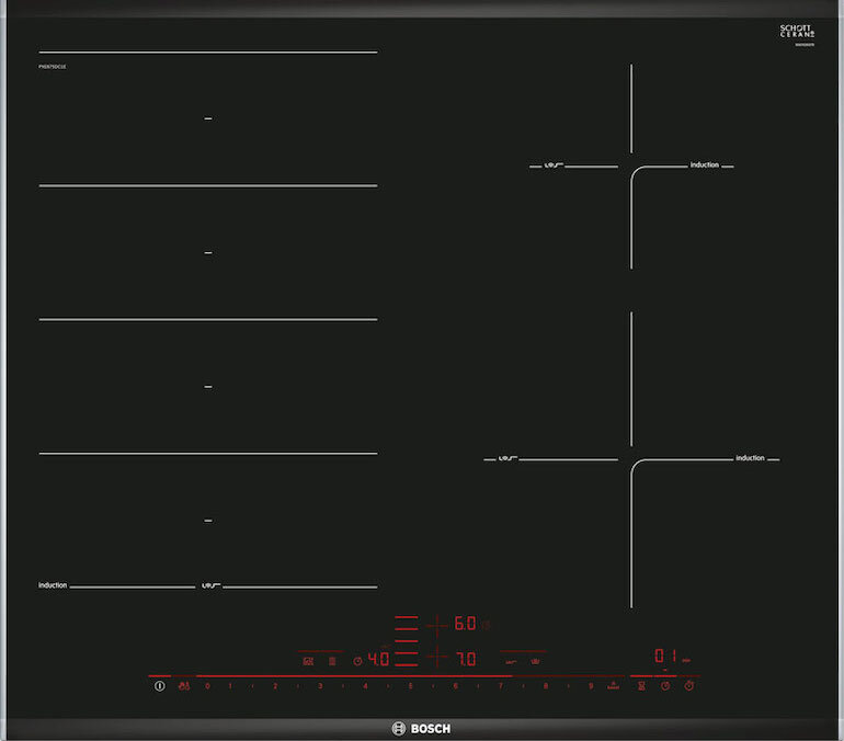 Bếp từ Bosch 4 vùng nấu PXE675DC1E