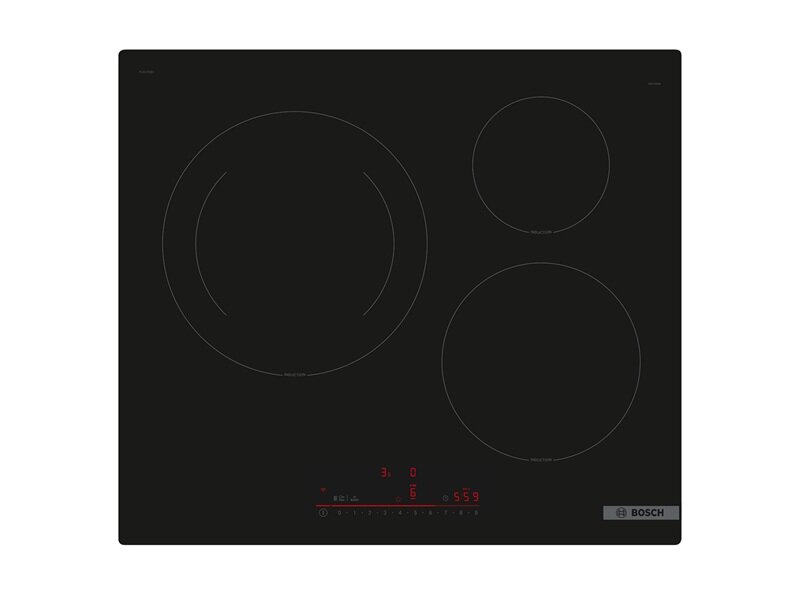 Bếp từ Bosch inverter 3 vùng nấu PIJ61RHB1E tiết kiệm điện, giá từ 14,3 triệu đồng