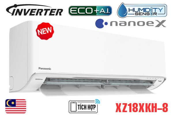 điều hòa inverter Panasonic XZ18XKH-8 2 chiều 18.000BTU