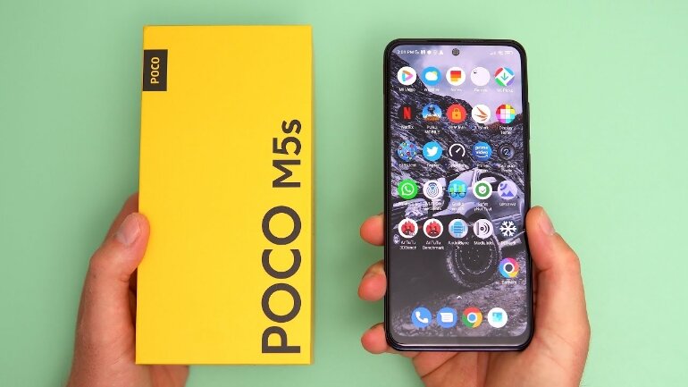 đánh giá điện thoại xiaomi poco m5s màn hình