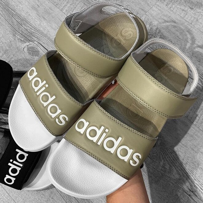 Giày sandal Adidas xanh rêu