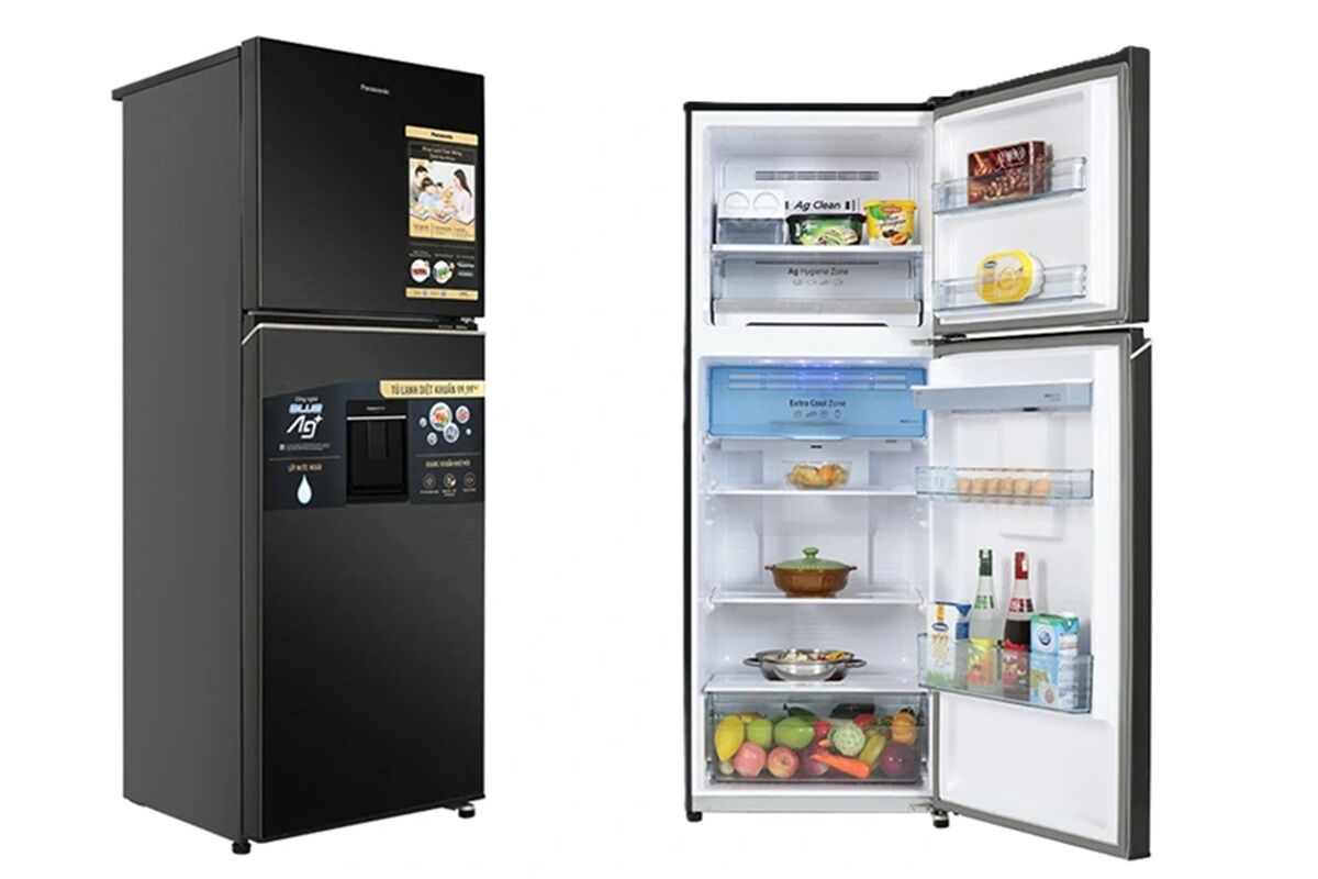 Panasonic NR-TL381GVKV giá chỉ 8 triệu đồng, tủ lạnh 2 cánh 366 lít với nhiều công nghệ hiện đại