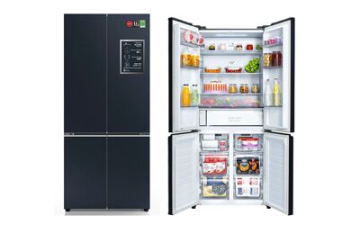 Panasonic NR-X561GB(VN) hạ giá rẻ bất ngờ, tủ lạnh 4 cánh làm đá tự động, ngăn đông mềm