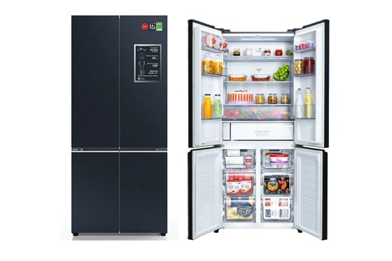 Panasonic NR-X561GB(VN) hạ giá rẻ bất ngờ, tủ lạnh 4 cánh làm đá tự động, ngăn đông mềm