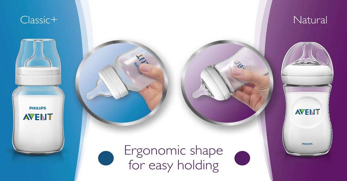 Phân biệt bình sữa Philips Avent Classic và Philips Avent Natural