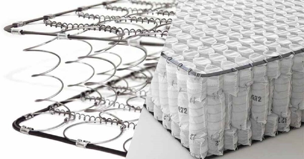Phân biệt đệm lo xo liên kết và đệm lò xo túi độc lập