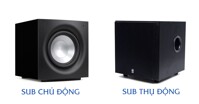 Phân biệt loa siêu trầm chủ động và thụ động