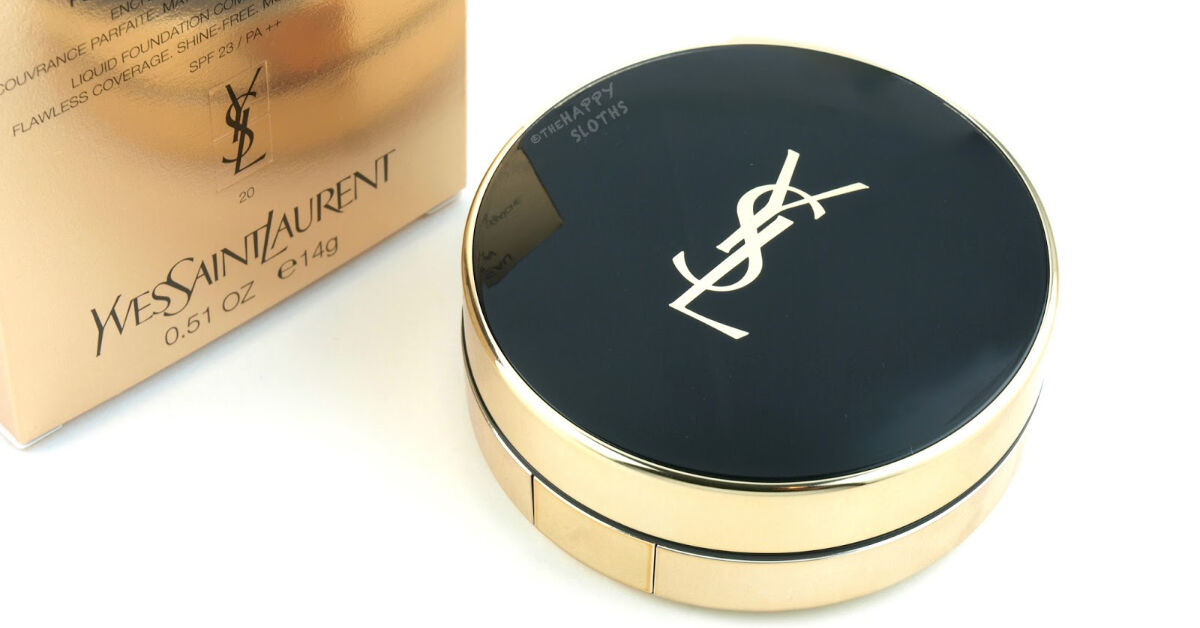 Phấn nước YSL tone 20 – Review dòng YSL Cushion vỏ đen sang chảnh