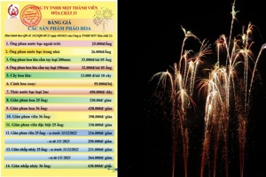 Pháo hoa Z121 Bộ Quốc phòng Tết 2024: Chi tiết giá bán và các loại mới nhất!