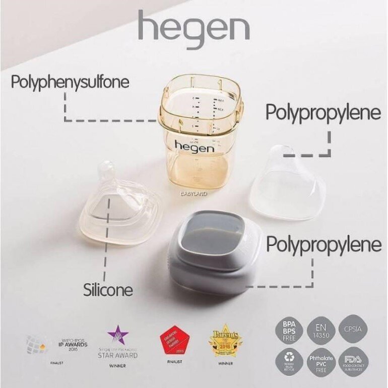 Chất liệu cấu tạo nên bình sữa Hegen