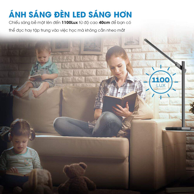 Đèn bàn TaoTronics TT-DL030 phù hợp với nhiều người dùng