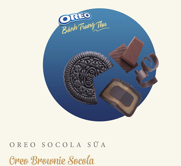 Bánh trung thu Oreo Brownie Socola
