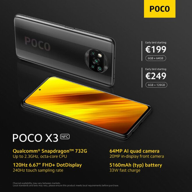 điện thoại xiaomi poco x3 nfc