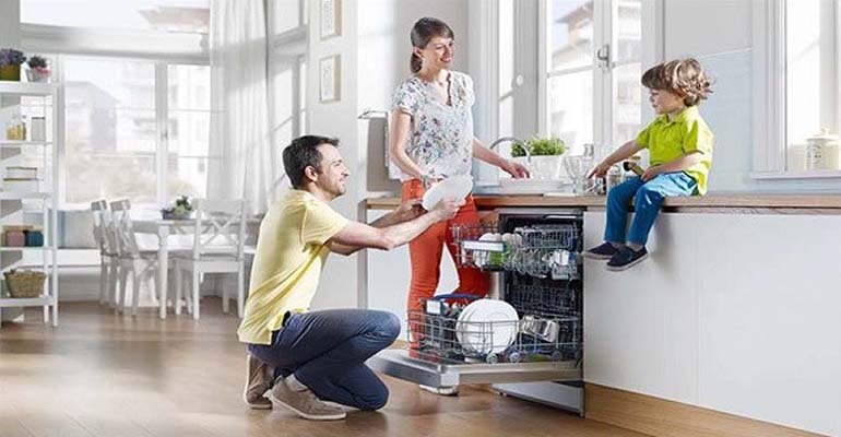 Máy rửa chén Hafele tích hợp khóa trẻ em đảm bảo an toàn trong quá trình sử dụng Máy rửa bát Hafele
