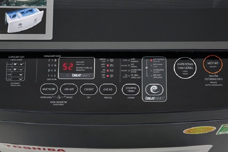 Khám phá chi tiết Máy giặt Toshiba 9kg AW-M1000FV(MK) cho gia đình 5 thành viên