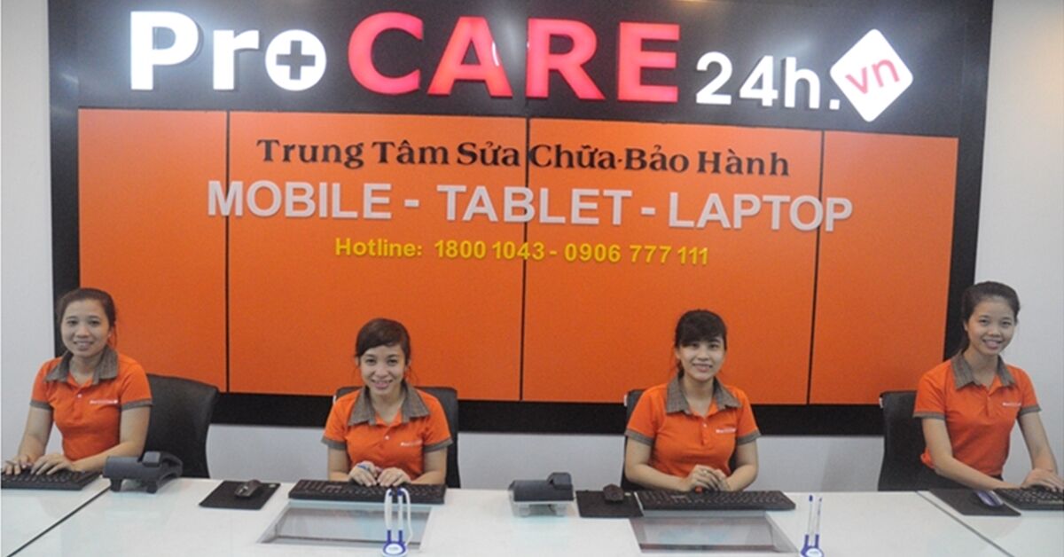ProCARE24h.vn - Hệ thống sửa chữa bảo hành chuyên nghiệp, uy tín tại TP.HCM