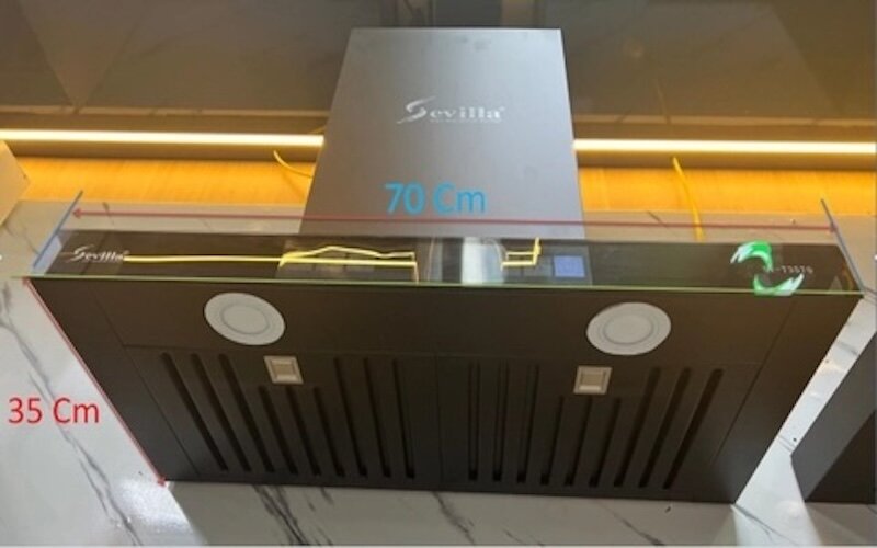 Máy hút mùi Sevilla SV-T3570 sang trọng, vận hành mạnh mẽ, thiết kế đậm chất châu Âu