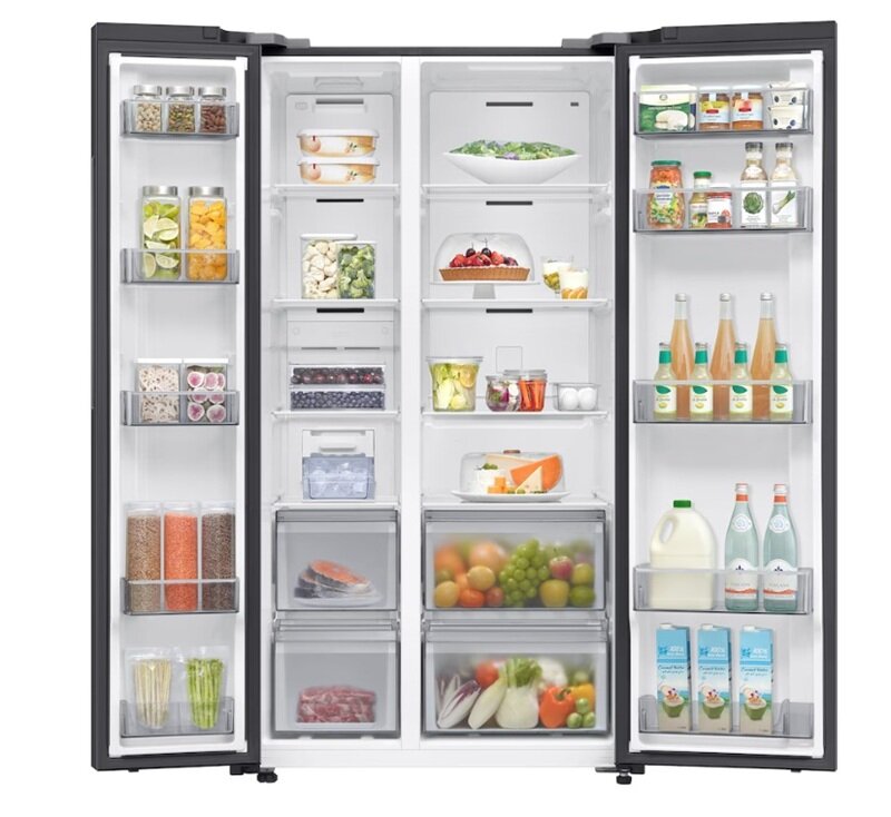 Tủ lạnh side by side Samsung RS70F65Q3FSV giảm tới 12 triệu đồng, trang bị AI cực thông minh