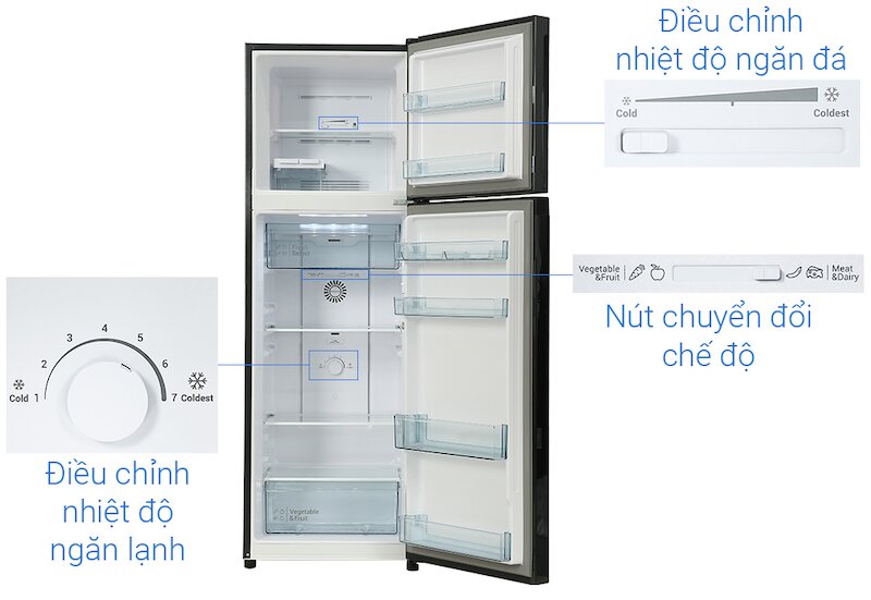 Tủ lạnh Hitachi Inverter 260 Lít HRTN5275MFUVN: Lựa chọn hoàn hảo cho gia đình 2-3 thành viên