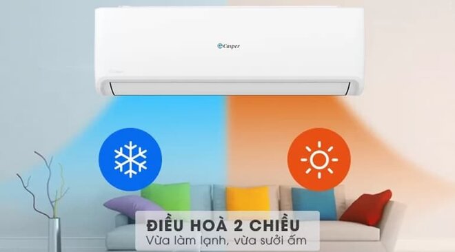 Điều hòa Casper 12000 BTU 2 chiều SH-12FS32 gas R-32