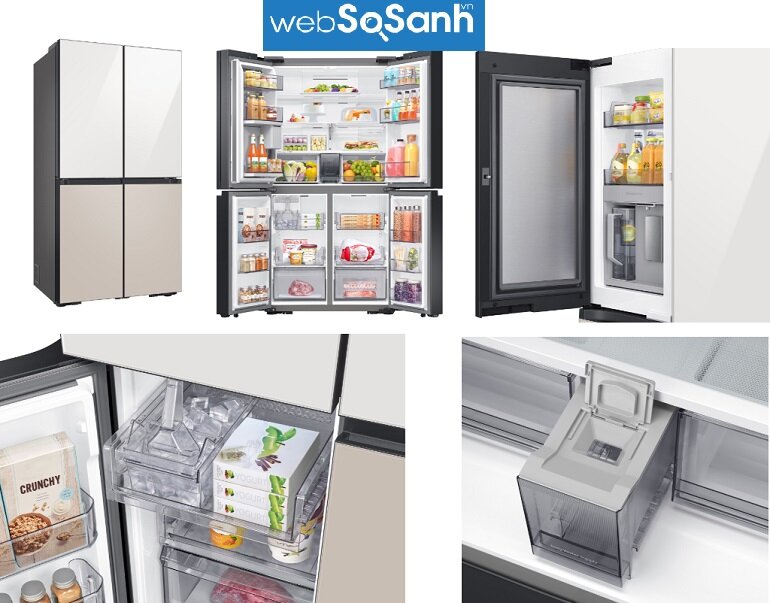Tủ lạnh tiết kiệm điện Samsung RF59CB66F8S/SV
