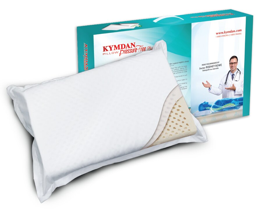 Gối bằng cao su thiên nhiên Kymdan Pillow PressureFree Air mang lại sự thoải mái, dễ chịu khi gối đầu 
