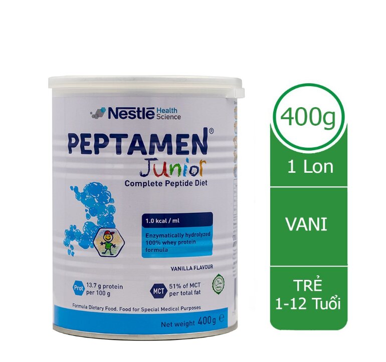Sữa cao năng lượng cho bé Peptamen Junior