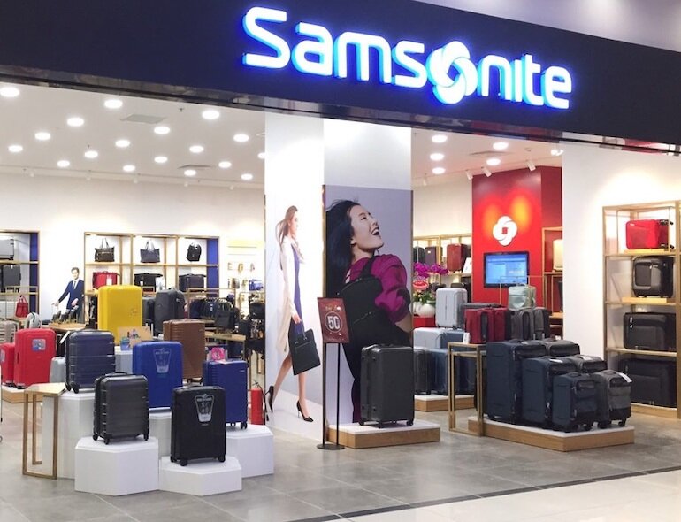 Samsonite là thương hiệu nổi tiếng đến từ nước Mỹ