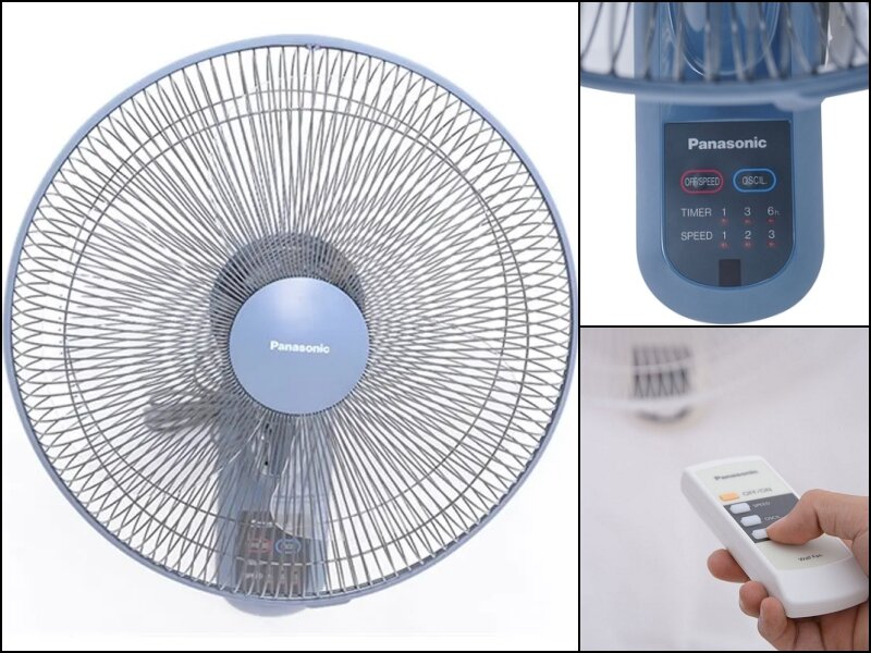 4 mẫu quạt treo tường điều khiển từ xa ‘sang, xịn’, đập tan nóng mùa hè 2025