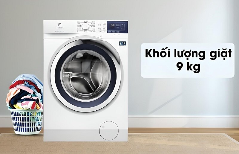 Máy giặt Electrolux Inverter 9kg EWF9024D3WB phù hợp với nhu cầu sử dụng của gia đình có từ 3 – 5 người
