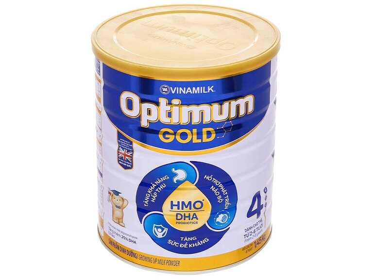 Cùng bé lớn khôn với sữa bột tốt cho trí não Optimum Gold 4