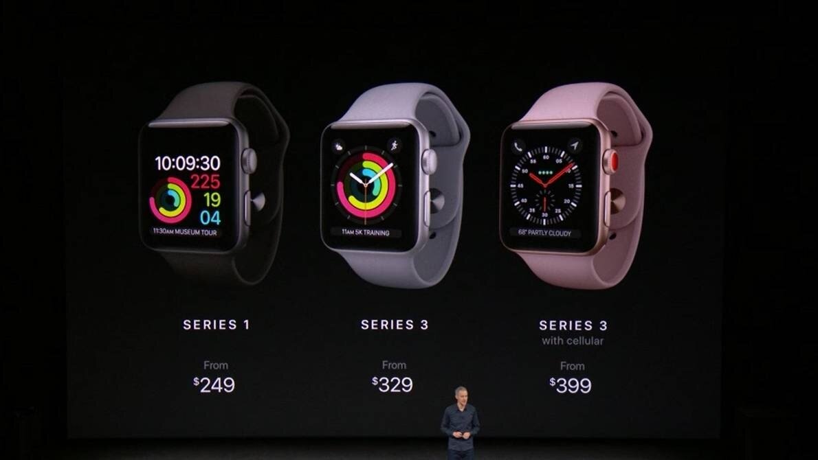 Apple Watch Series 1 không thấm nước
