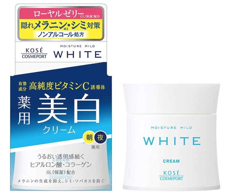 Kem dưỡng da của Nhật Kose Moisture Mild White