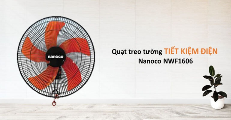 quạt treo tường Nanoco NWF1606