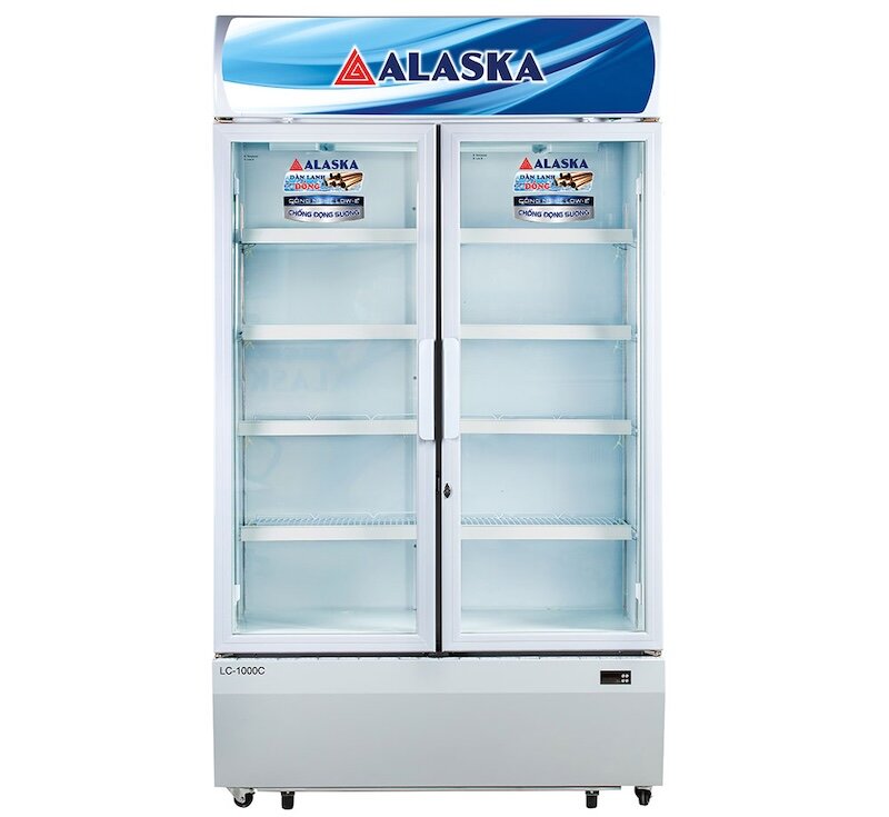 Tủ mát Alaska 2 cánh 960 lít LC-1000C trang bị nhiều công nghệ hiện đại