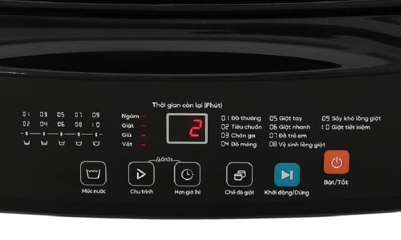 Máy giặt Casper 9 kg WT-9NB3 hạ giá còn 3 triệu, lựa chọn 