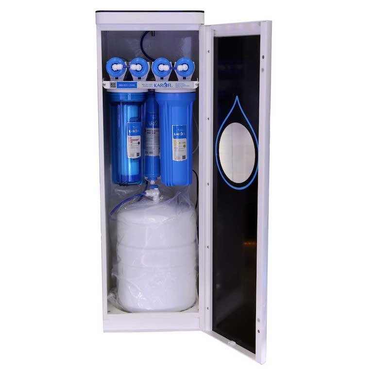 Nguồn nước được lọc với máy lọc nước Karofi N-e118 sẽ trải qua 8 cấp lọc.